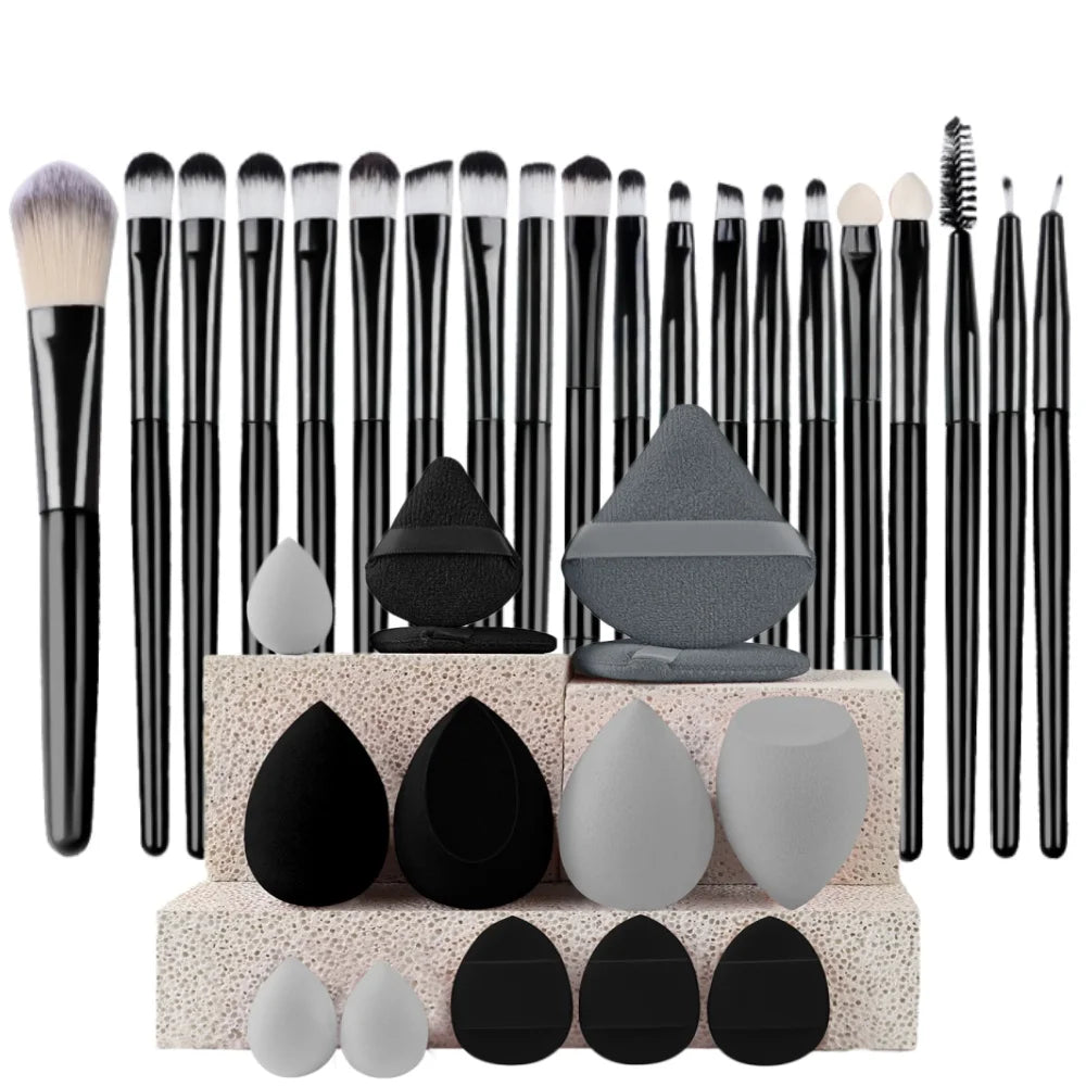 Ensemble 20 Pinceaux de Maquillage Synthétiques