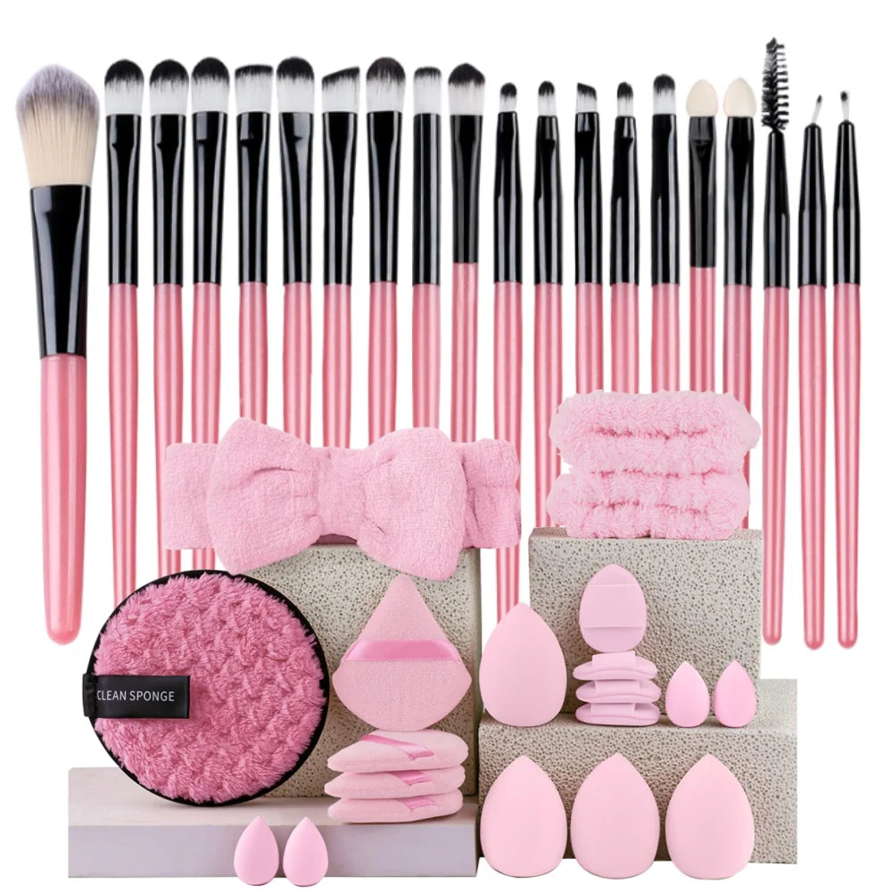 Ensemble 20 Pinceaux de Maquillage Synthétiques