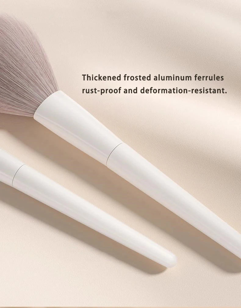 Ensemble de 12 pinceaux de maquillage pour le visage : fond de teint, anticernes, poudre, fard à paupières, blush, pinceau Kabuki, outil de beauté cosmétique pour le visage