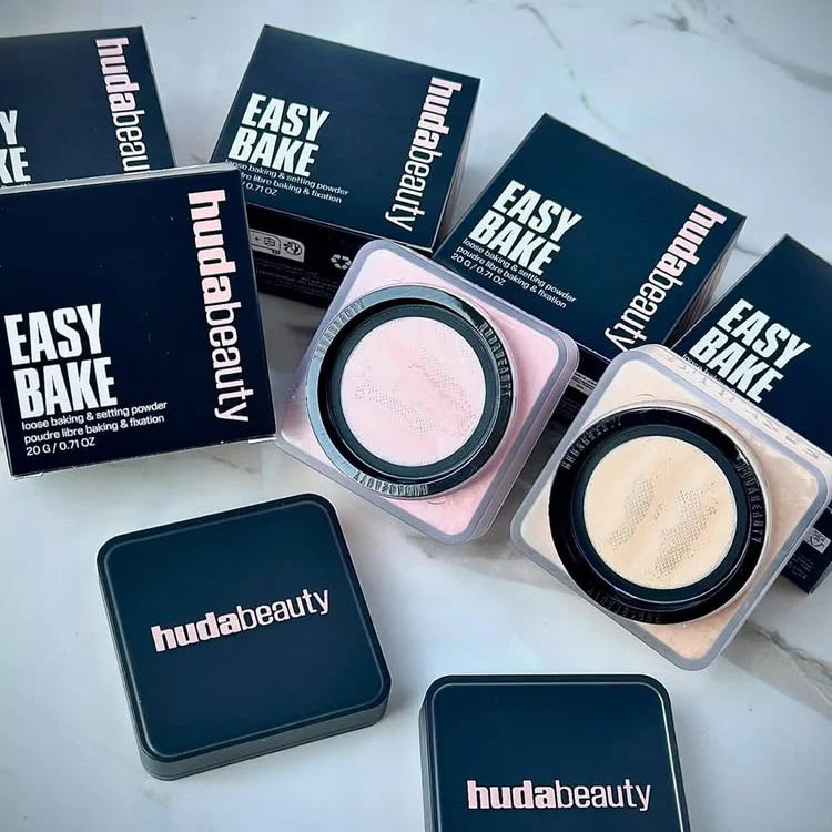 Huda Beauty Easy Bake – Poudre Libre Éclaircissante & Correctrice