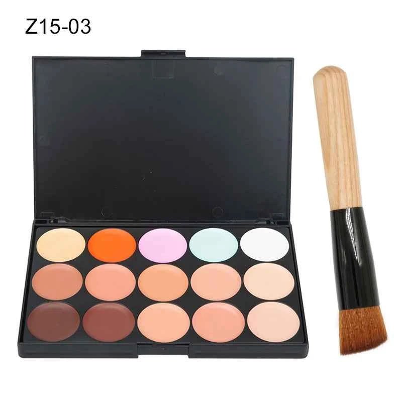 Correcteur de Visage Professionnel – Palette de 15 Teintes pour un Teint Parfait - SKINOVA