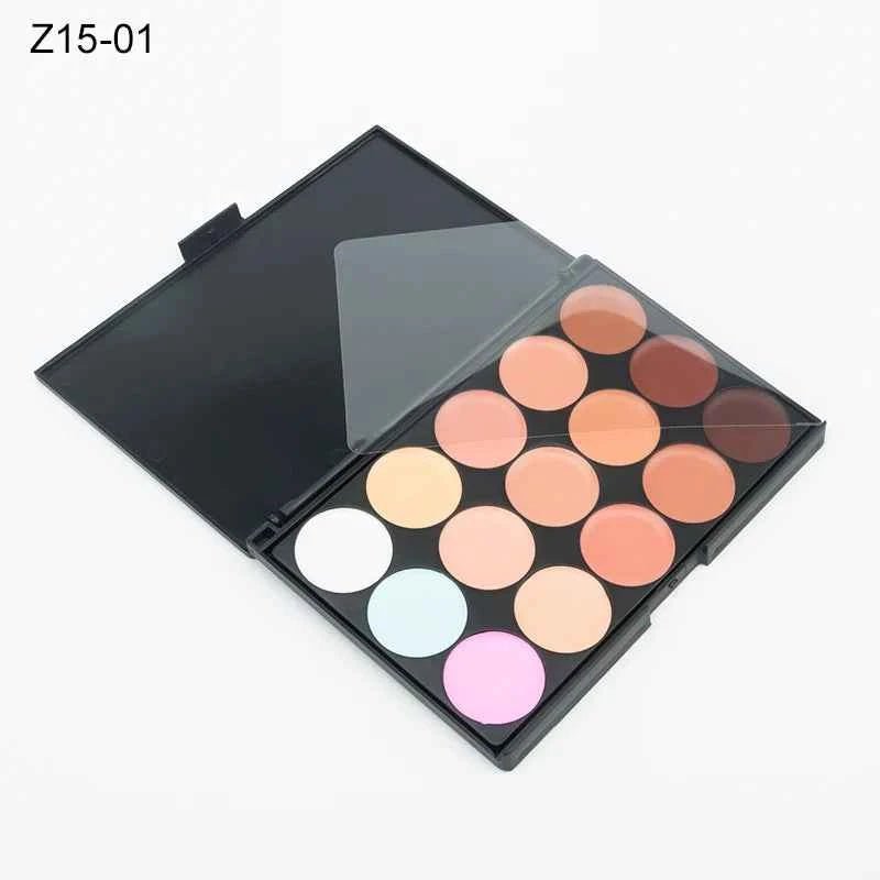 Correcteur de Visage Professionnel – Palette de 15 Teintes pour un Teint Parfait - SKINOVA