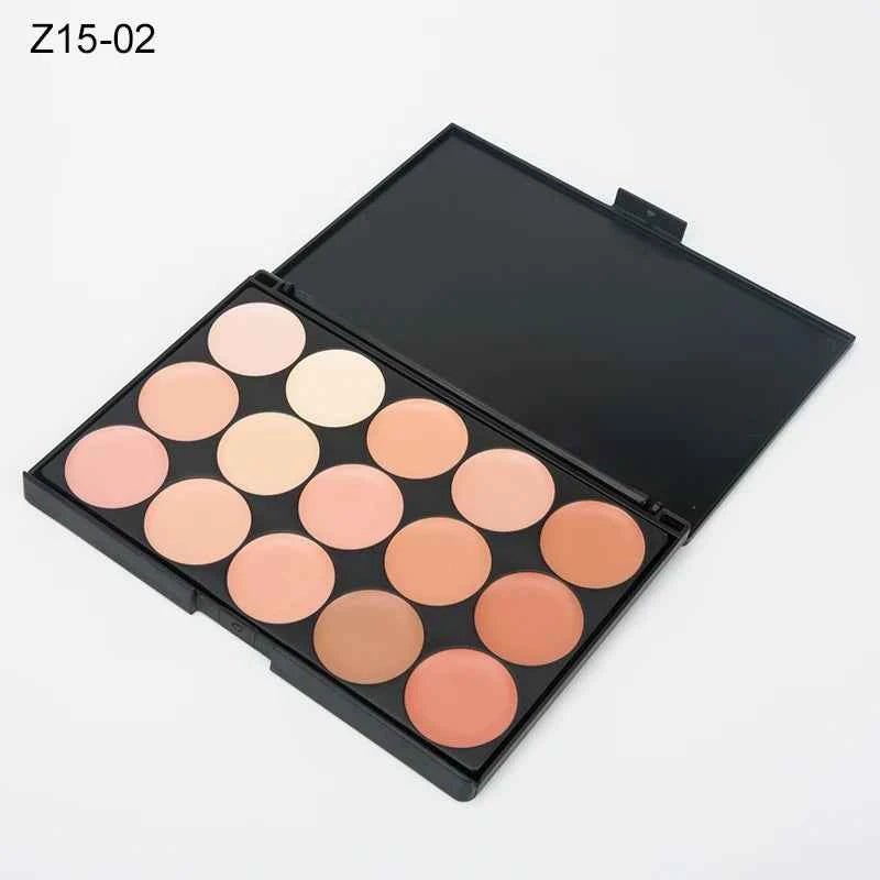 Correcteur de Visage Professionnel – Palette de 15 Teintes pour un Teint Parfait - SKINOVA