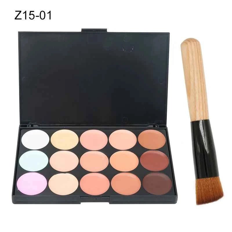 Correcteur de Visage Professionnel – Palette de 15 Teintes pour un Teint Parfait - SKINOVA
