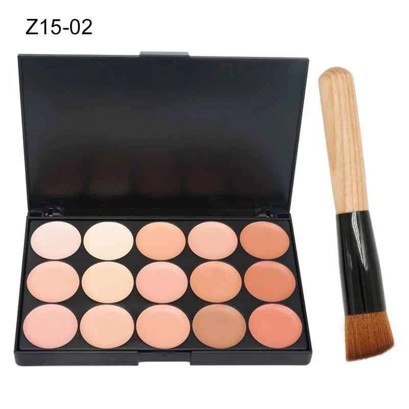 Correcteur de Visage Professionnel – Palette de 15 Teintes pour un Teint Parfait - SKINOVA