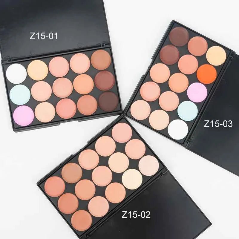 Correcteur de Visage Professionnel – Palette de 15 Teintes pour un Teint Parfait - SKINOVA