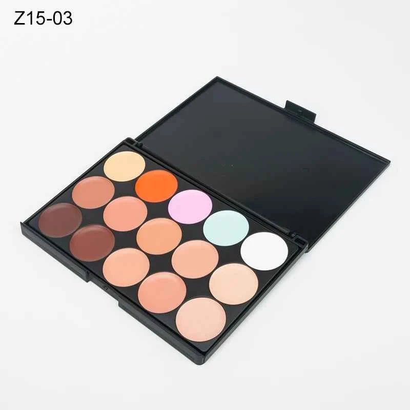 Correcteur de Visage Professionnel – Palette de 15 Teintes pour un Teint Parfait - SKINOVA