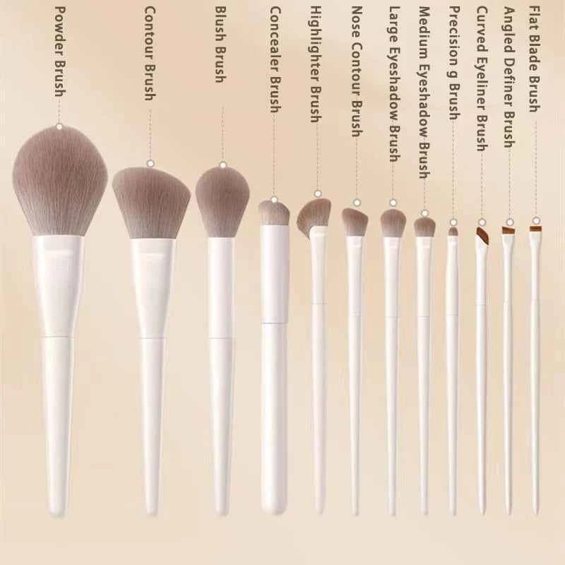 Ensemble Pinceaux Maquillage Professionnel : Votre Secret pour une Beauté Éclatante - SKINOVA