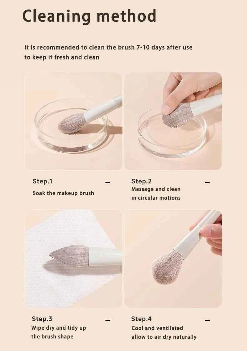 Ensemble Pinceaux Maquillage Professionnel : Votre Secret pour une Beauté Éclatante - SKINOVA