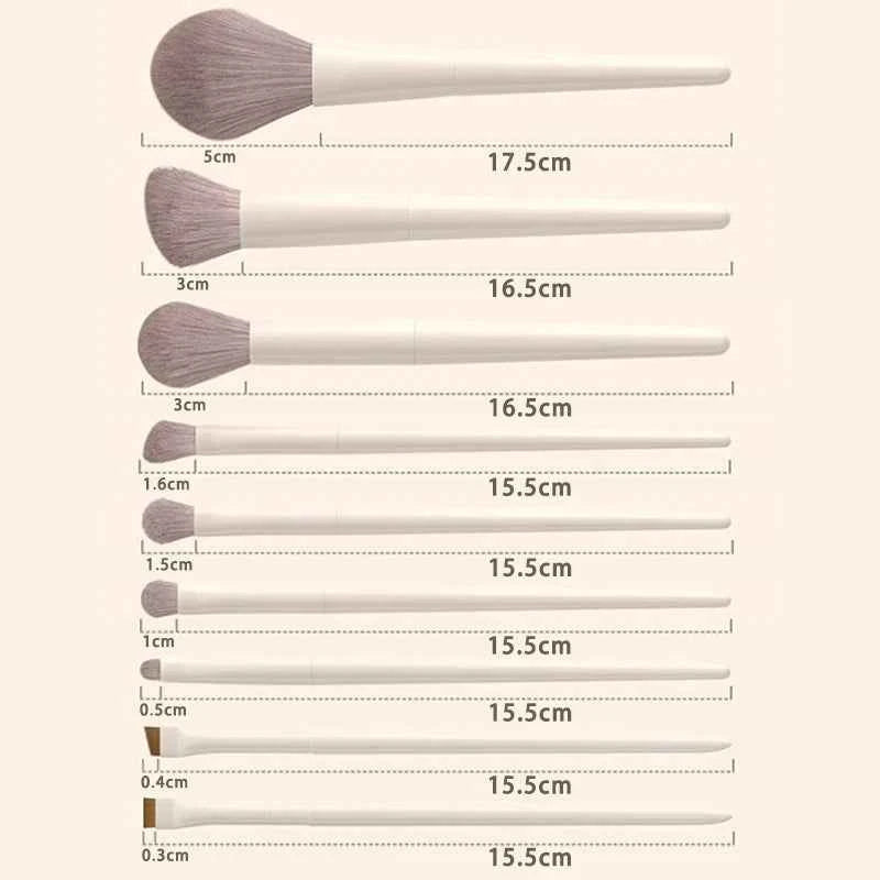 Ensemble Pinceaux Maquillage Professionnel : Votre Secret pour une Beauté Éclatante - SKINOVA